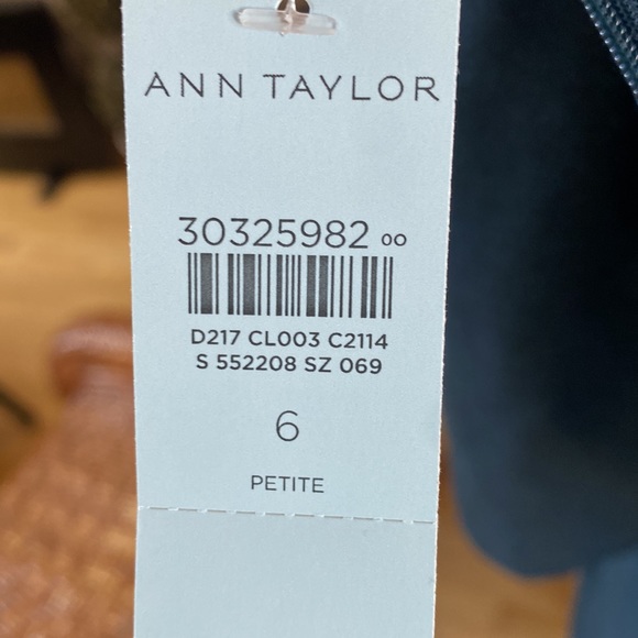 ANN TAYLOR PETITE BIT EQUESTRIAN HORSES 3/4 SLEEVE DRESS 6 P NEW - Picture 2 of 11